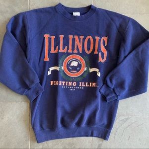 Vintage Crew Neck Illinois Sweater